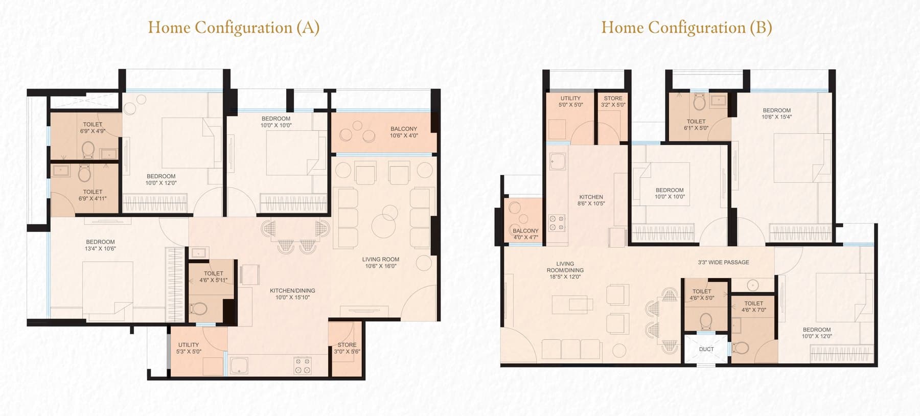 Home Configuration A & B