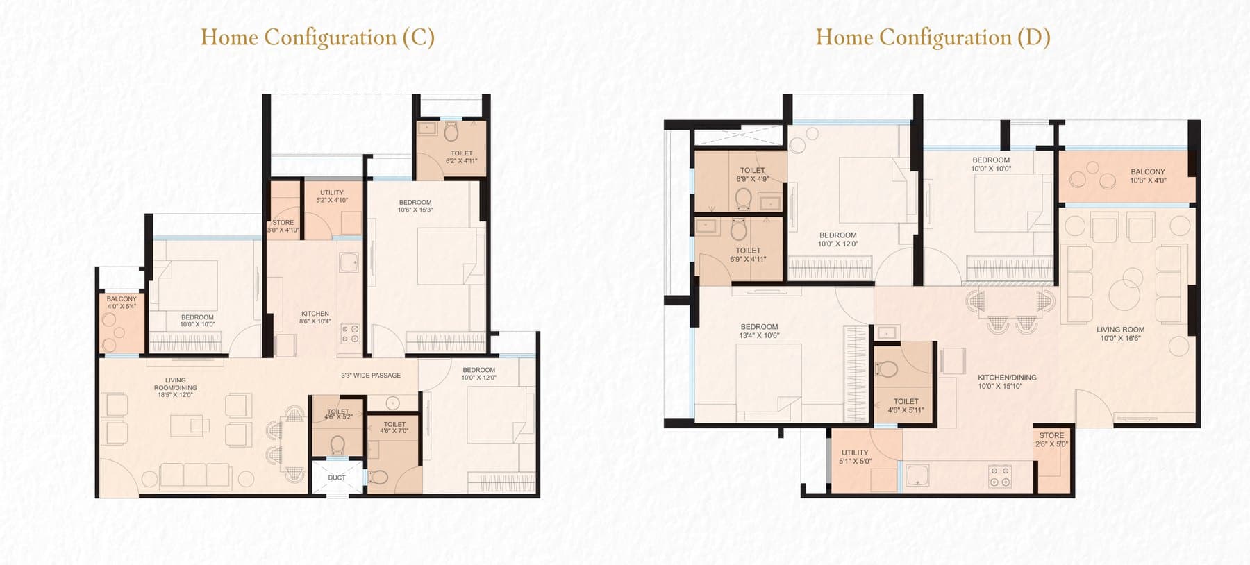 Home Configuration C & D