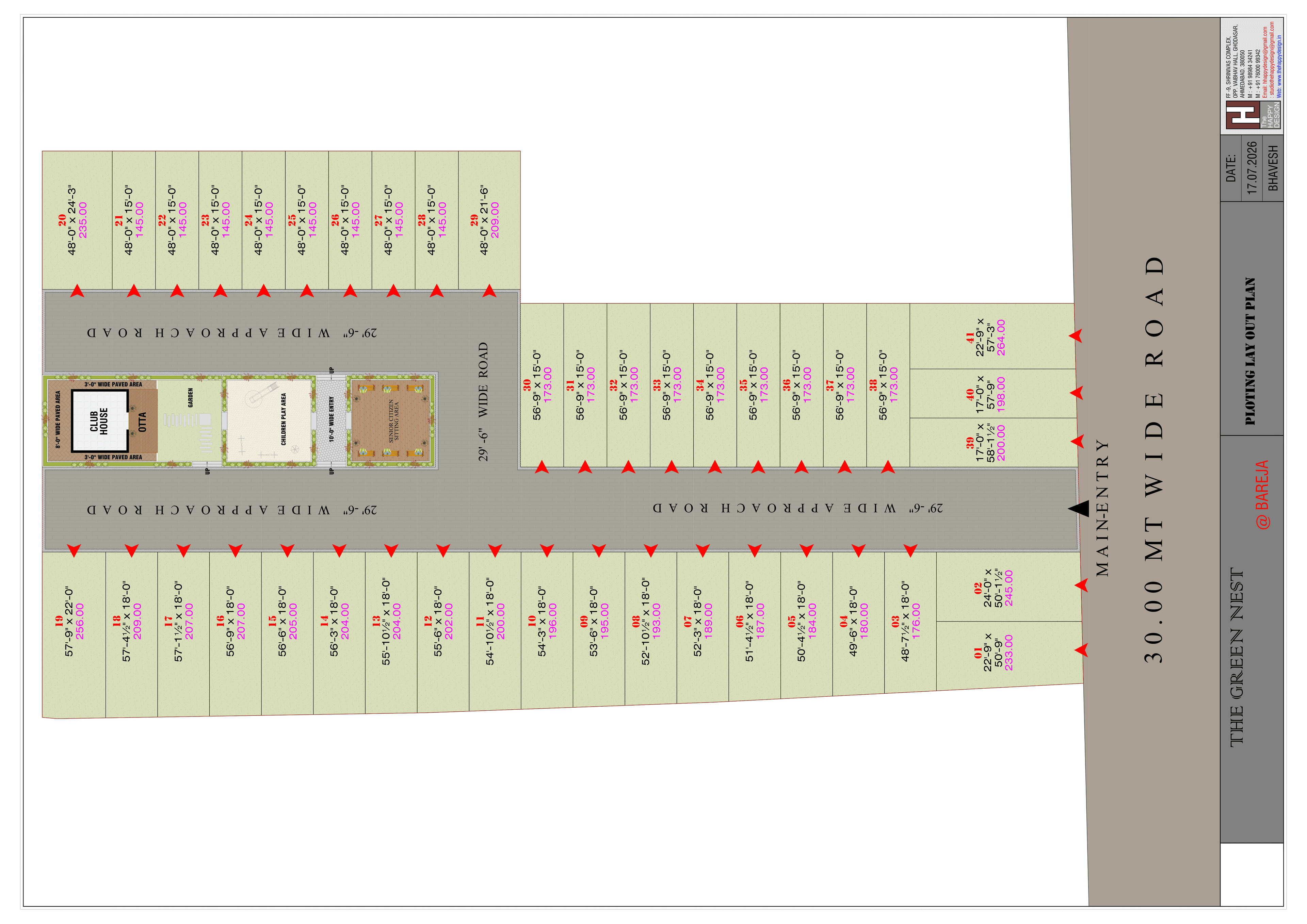 Plot Layout Plan